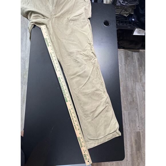 Carhartt Rugged Flex Loose Fit Canvas Work Pant Tan Size 38x34 - Picture 5 of 12